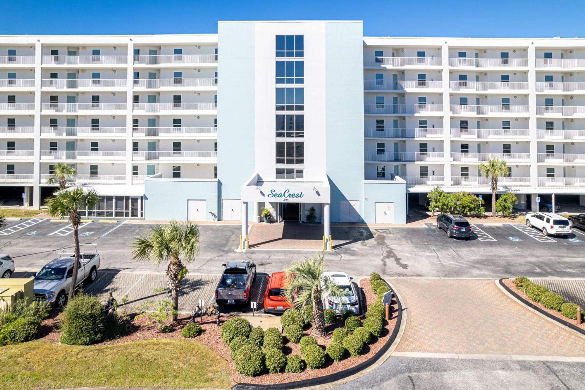 Seacrest 610 Is A 2 Bedroom Gulfside On Okaloosa Island Condo Fort Walton Beach Exterior photo